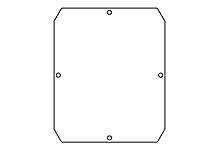 Molex MWE Industrial Solution 936040053 Pokrywa obudowy 144 x 119 x 1.5 stal cynkowany 1 szt.