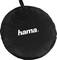 Czarna składana torba z logo 'hama' w kolorze białym, odpowiednia do przechowywania i transportowania okrągłych przedmiotów.
