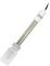 Elektroda szklana o długim, cylindrycznym kształcie, stosowana do pomiaru pH; na końcówce znajduje się mały pojemnik, złącze kablowe umieszczone u góry.