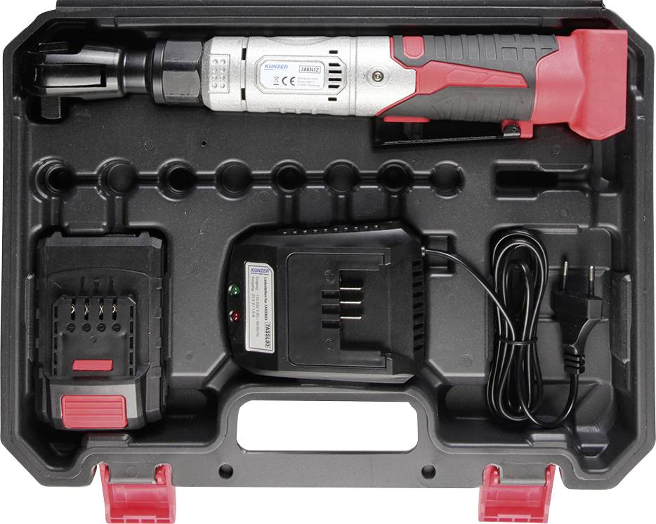 Акумуляторна викрутка з тріскачкою Kunzer 7AKN12 18V 2000mAh Li-Ion