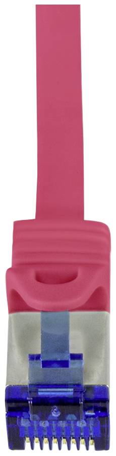 Мережевий кабель LogiLink C6A094S, 1 шт., RJ45, CAT 6a, S/FTP, 10.00 м, червоний