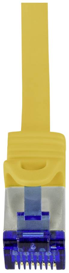 Мережевий кабель LogiLink C6A097S, 1 шт., RJ45, CAT 6a, S/FTP, 10.00 м, жовтий