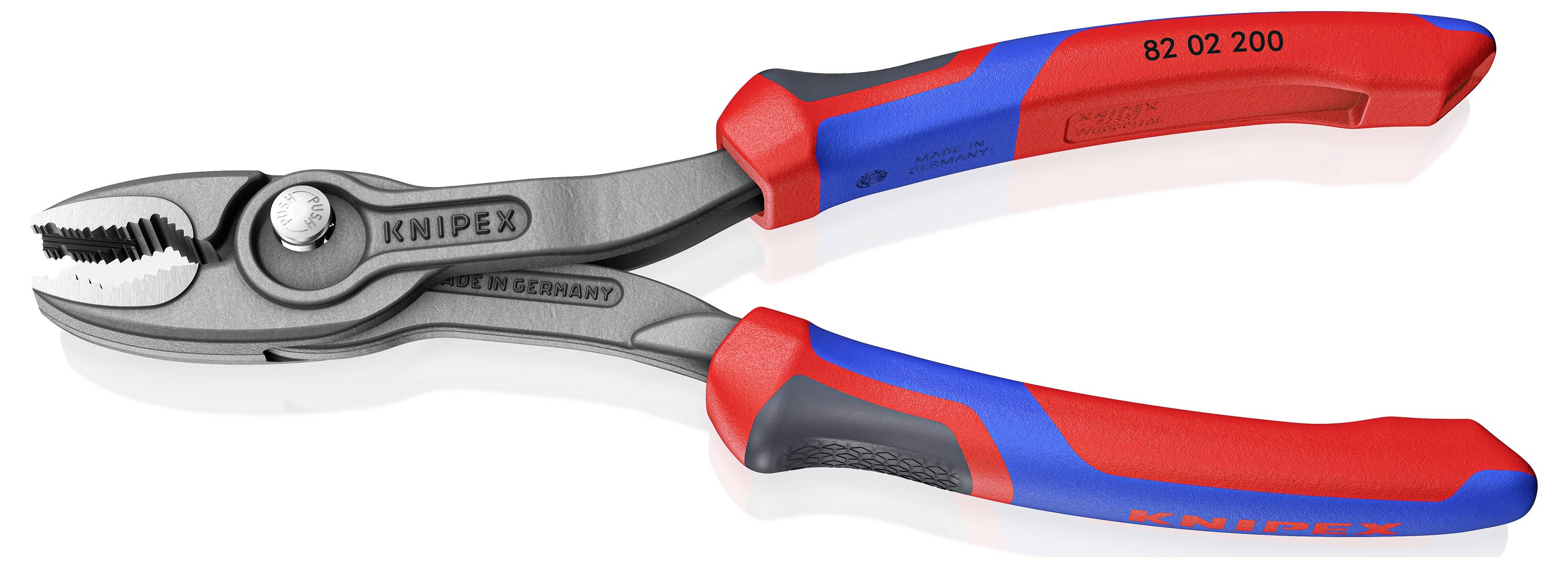 Плоскогубці Knipex 82 02 200 з хром-ванадієвої сталі 200 мм