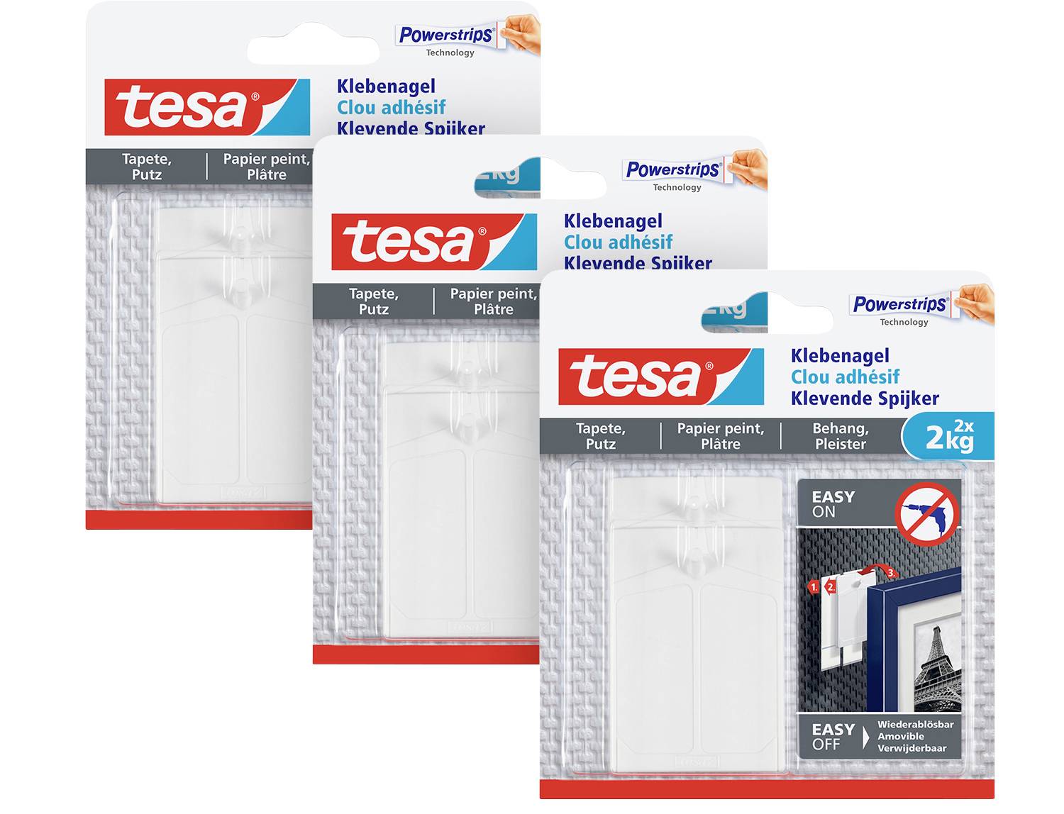 tesa 77776 клейкий гачок 77776-00500-00 6 шт.