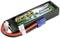 Akumulator RC LiPo z napisem 'Bashing', 5000 mAh, 11,1V, 60C. Posiada czerwone i niebieskie przewody przyłączeniowe.
