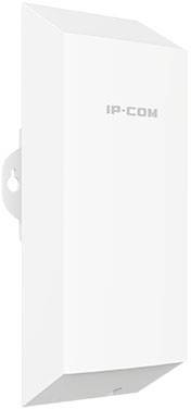 Biały, prostokątny punkt dostępowy WLAN firmy IP-COM, możliwy do zamontowania na ścianie lub suficie.