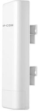 Biały, pionowo stojący bezprzewodowy punkt dostępowy z widocznymi na zewnątrz elementami mocującymi.