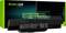 Bateria do laptopa Green Cell przed opakowaniem z diagramem technicznym przedstawiającym obszar baterii laptopa.