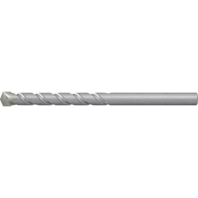 Metalowy wiertła z kręconą spiralną częścią tnącą i gładkim cylindrycznym trzpieniem.