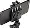 Uchwyt na telefon z mocowaniem śrubowym umożliwia zamocowanie smartfona na statywie. Idealny do stabilnych zdjęć lub nagrań wideo.