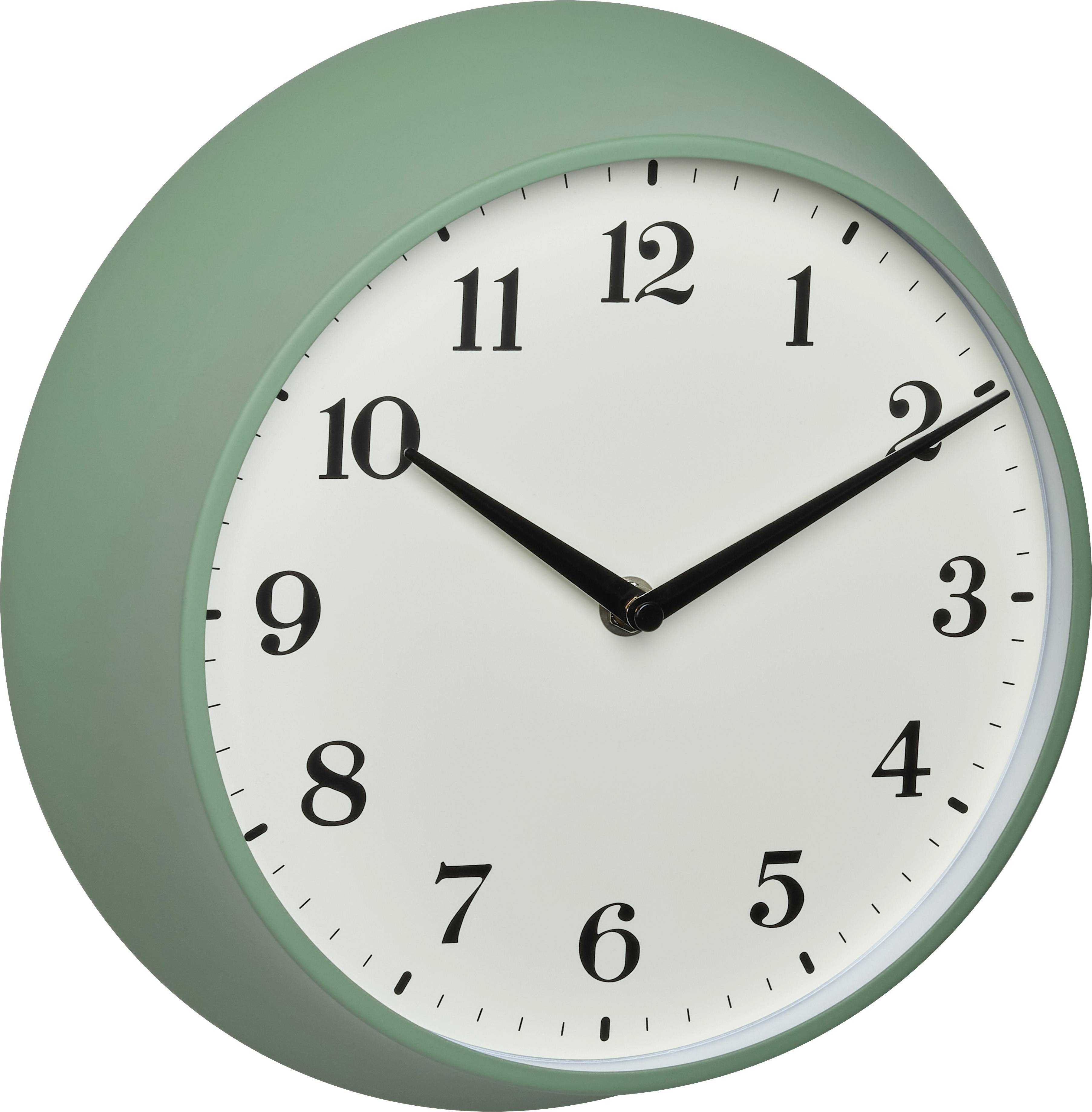 Настінний годинник TFA Dostmann 60.3540.04 з радіокеруванням 270 мм x 82 мм x 270 мм, зелений