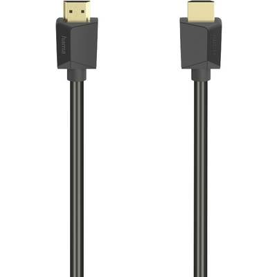 Czarny kabel HDMI ze złotymi złączami, przeznaczony do cyfrowego przesyłania obrazu i dźwięku.