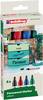 Edding 22 EcoLine 4-22-4 Marker permanentny czarny, niebieski, czerwony, zielony Wodoodporny: Tak