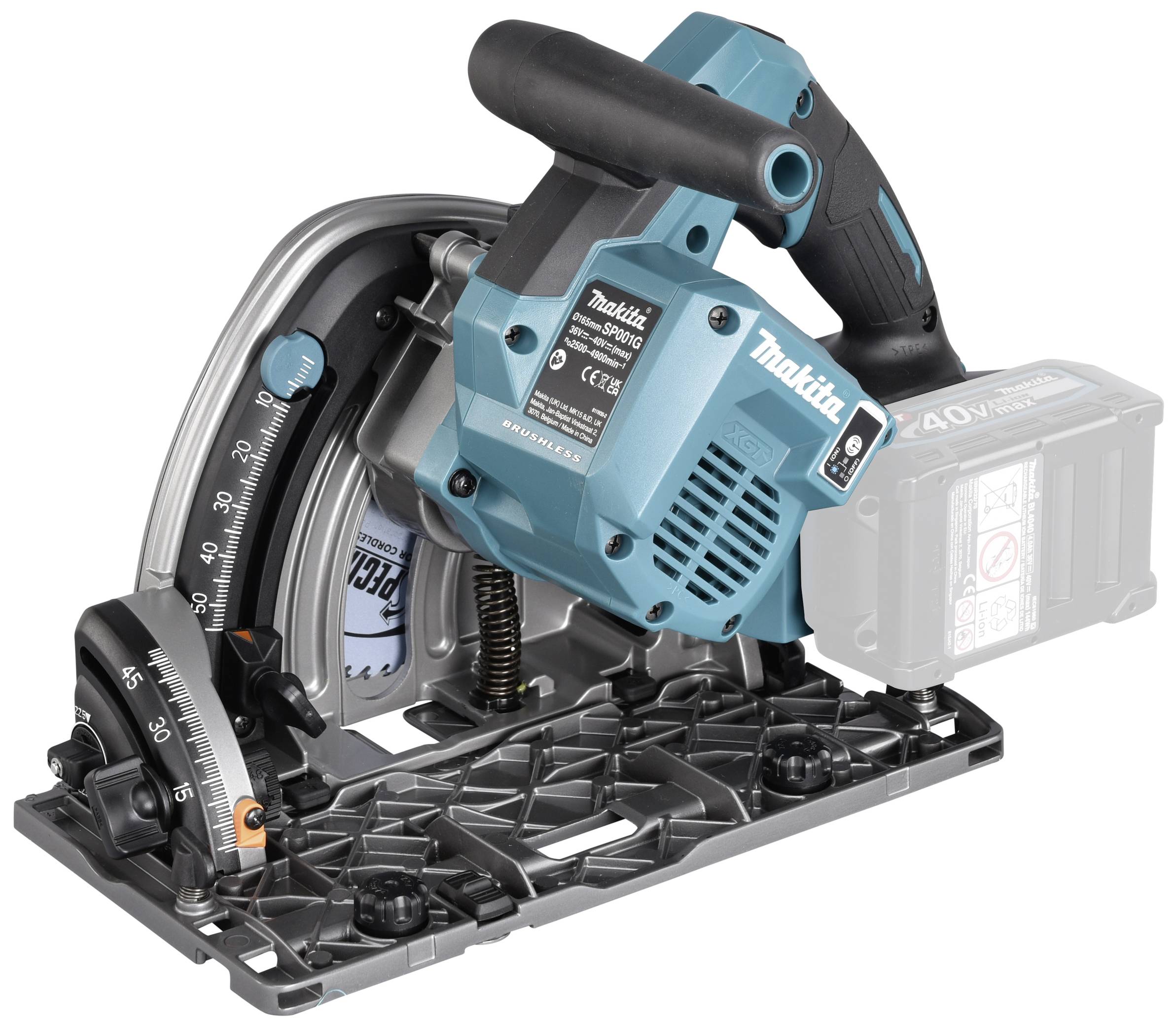 Акумуляторна занурювальна пила Makita 40 В