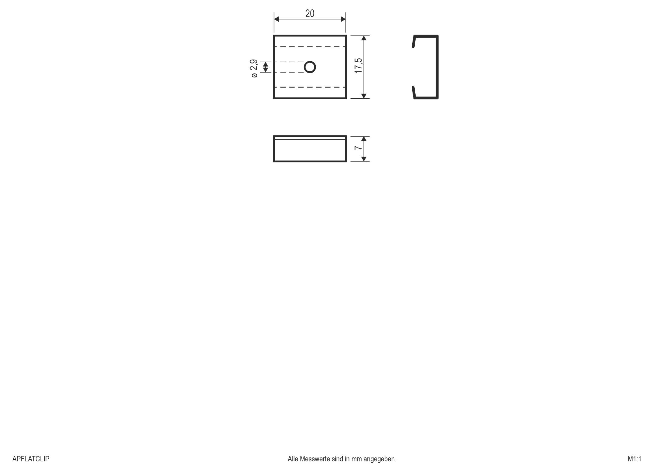 EVN APFLATCLIP EVN Lichttechnik (D x S) 20.00 mm x 17.50 mm 1 szt.-2