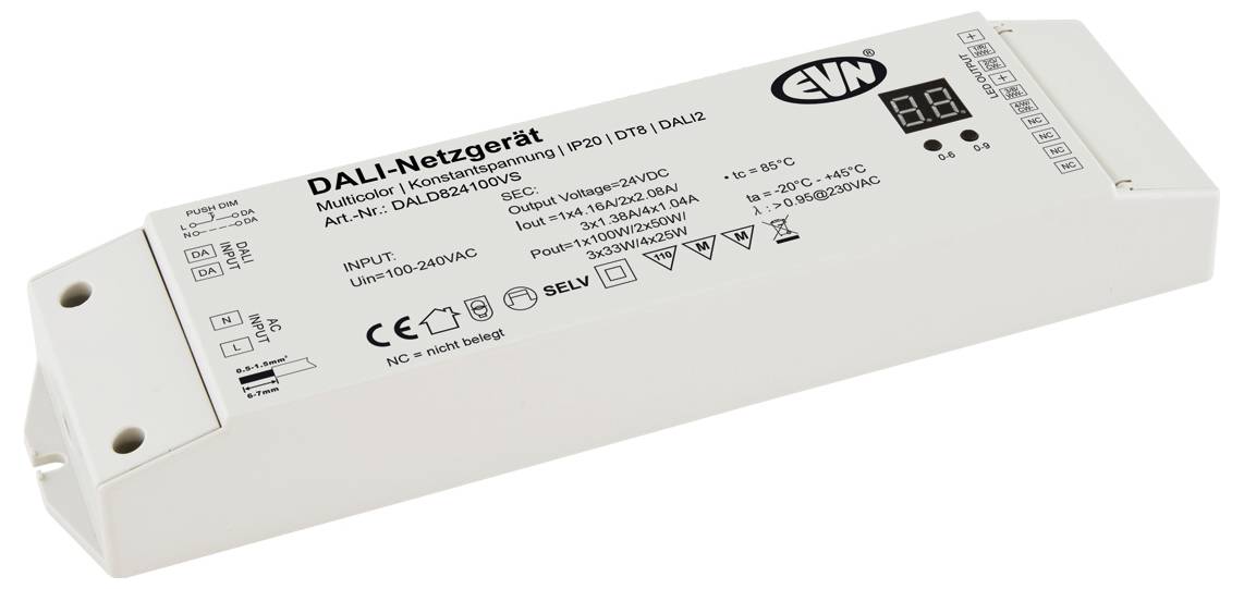 EVN DALD824100VS Zdalne sterowanie LED 244 mm 64 mm-1