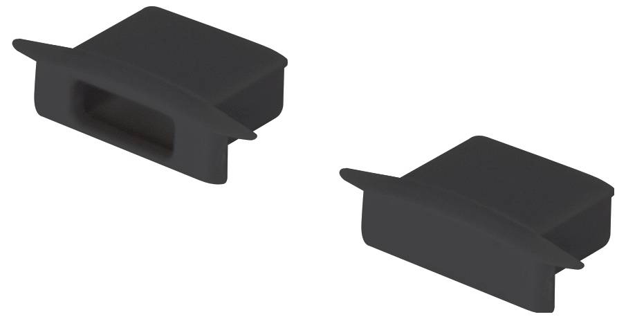 EVN FLAT3PAKSETB EVN Lichttechnik Końcówka profilu (D x S) 11.60 mm x 22.70 mm 1 szt.-1