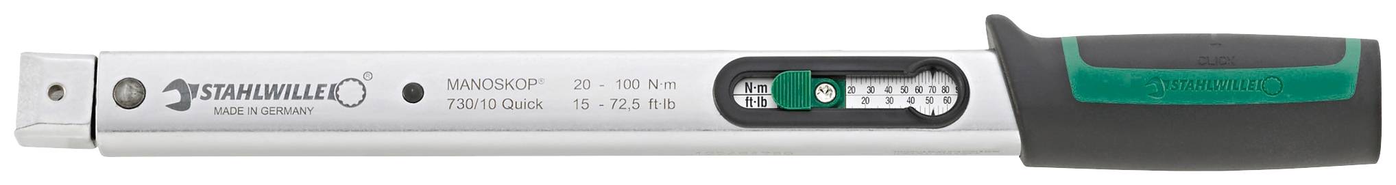 Динамометричний ключ Stahlwille 730/10 QUICK 50184010, 20 - 100 Нм