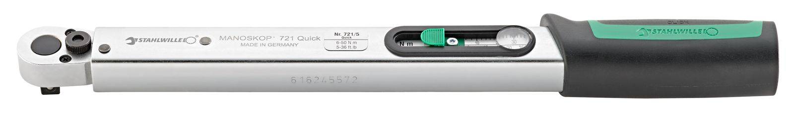 Динамометричний ключ Stahlwille 721/5 QUICK 50204005, 6 - 50 Нм