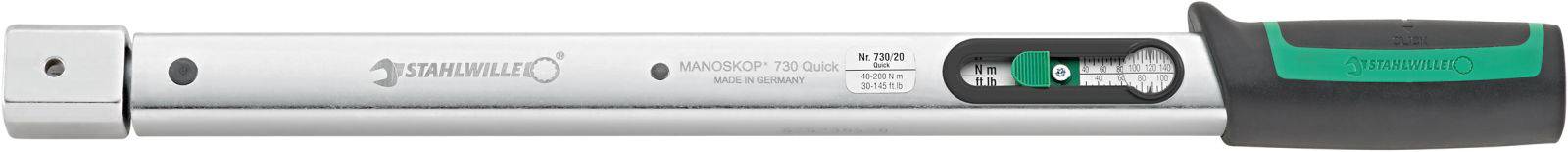 Динамометричний ключ Stahlwille 730A/20 QUICK 50584020, 40 - 200 Нм