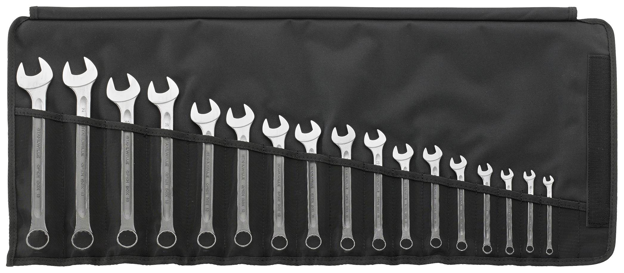 Набір комбінованих ключів Stahlwille 96400804 13/17 Розмір ключа (метрична система) (лише для назви) 6 - 22 мм