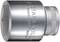 Srebrny nasadowy klucz nasadzany wykonany ze stopu chromowego, z grawerem 'Stahlwille Chrome Alloy Germany'.