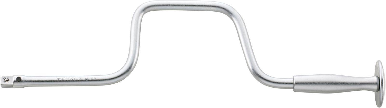 Ręczna wiertarka metalowa z uchwytem w kształcie litery U. Używana do ręcznego wiercenia poprzez zamocowanie wiertła na przednim końcu.