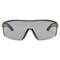 Okulary ochronne z szarymi soczewkami i czarnymi oprawkami, odpowiednie do ochrony oczu podczas prac rzemieślniczych.