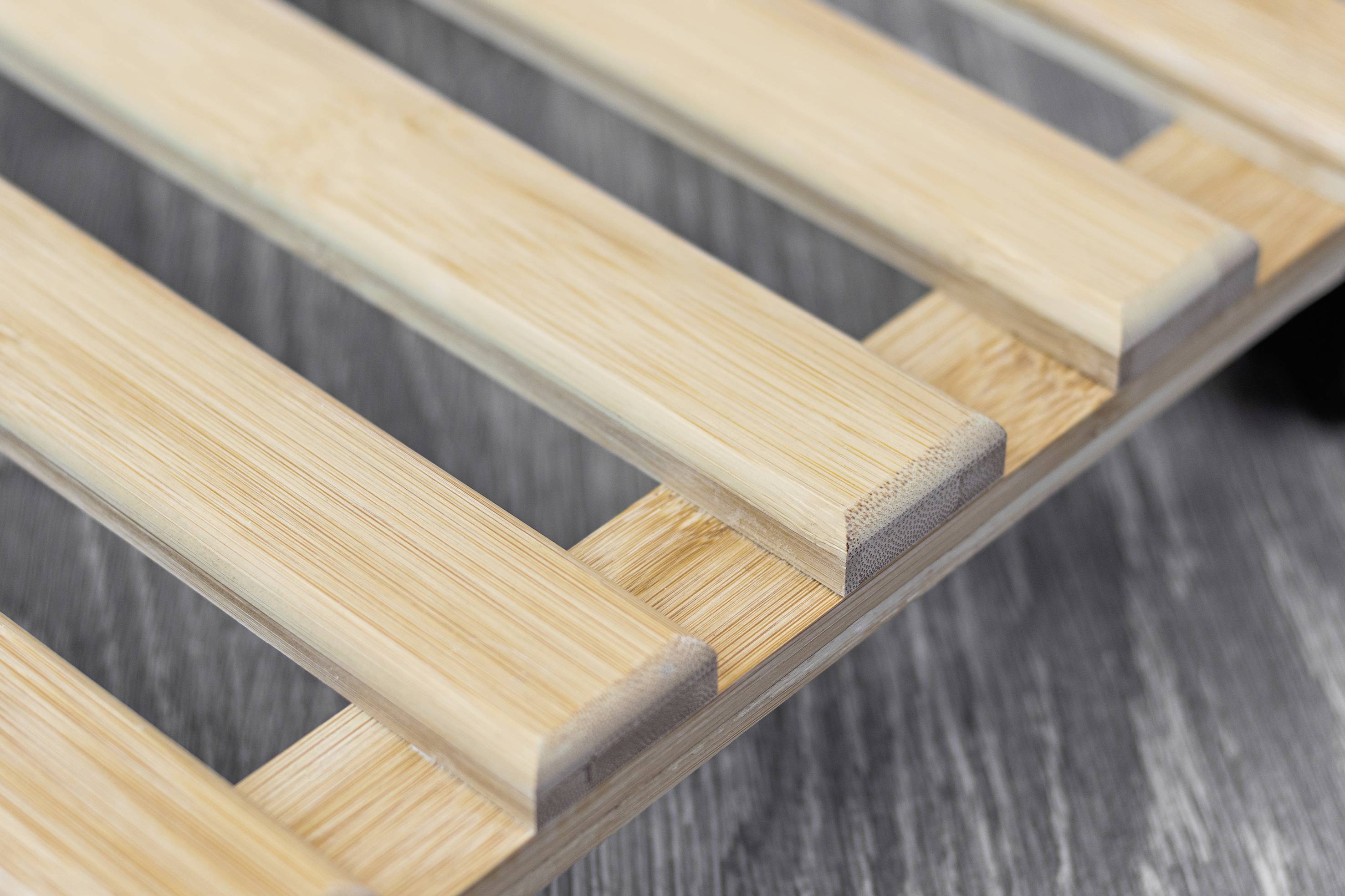 Ролик для рослин з бамбука Metafranc WU0825340 Максимальне навантаження: 60 кг 300 мм x 300 мм x 74 мм Кількість роликів: 4