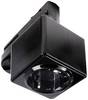 Deko Light 710026 D Line Steckdosenadapter Element systemu szynowego wysokonapięciowego Szyna prądowa 3-fazowy czarny