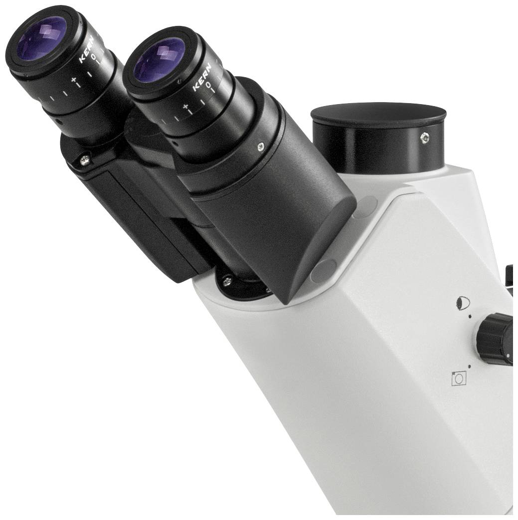 Mikroskop z dwoma okulárami w zbliżeniu, idealne do badań laboratoryjnych i szczegółowych analiz naukowych.