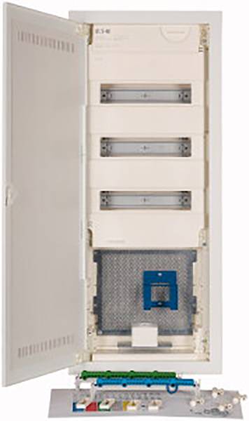 Eaton 302456 KLV-60HWP-W-HY36-F Малий розподільний щит, прихований монтаж Кількість модулів = 12 Кількість рядів = 5 Вміст 1 шт.