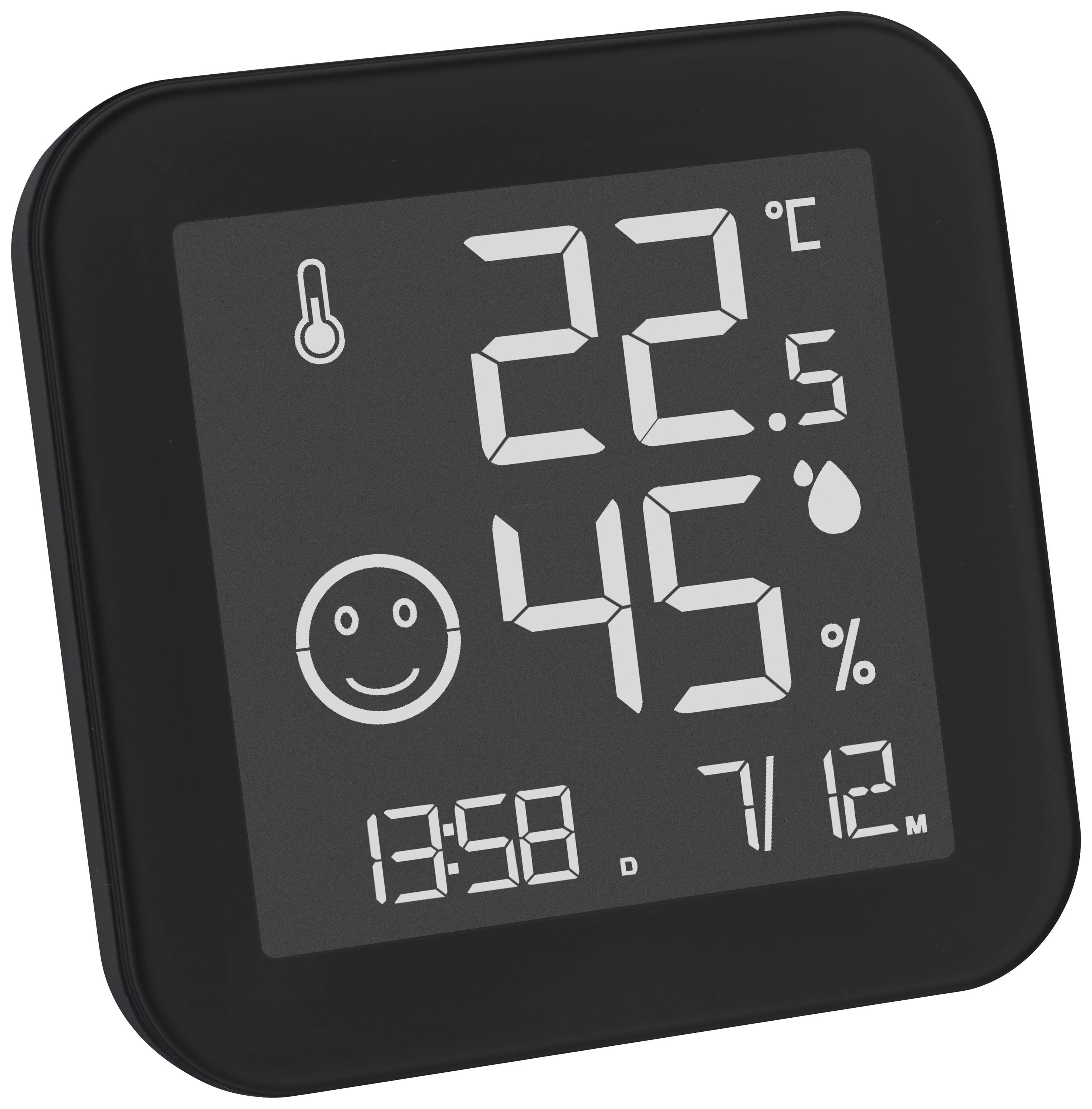 TFA Dostmann BLACK & WHITE Termohigrometr czarny 30.5054.01