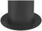 Czarny, okrągły metalowy element z otworami montażowymi, prawdopodobnie stanowiący część podstawy stołu lub statywu.