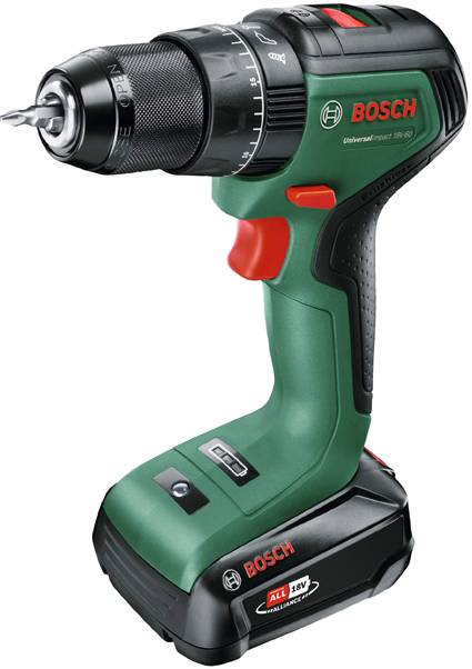 Акумуляторний ударний шуруповерт Bosch Home and Garden UniversalImpact 18V-60 06039D7101 18 V 2,0 Ah вкл. акумулятор, вкл. зарядни