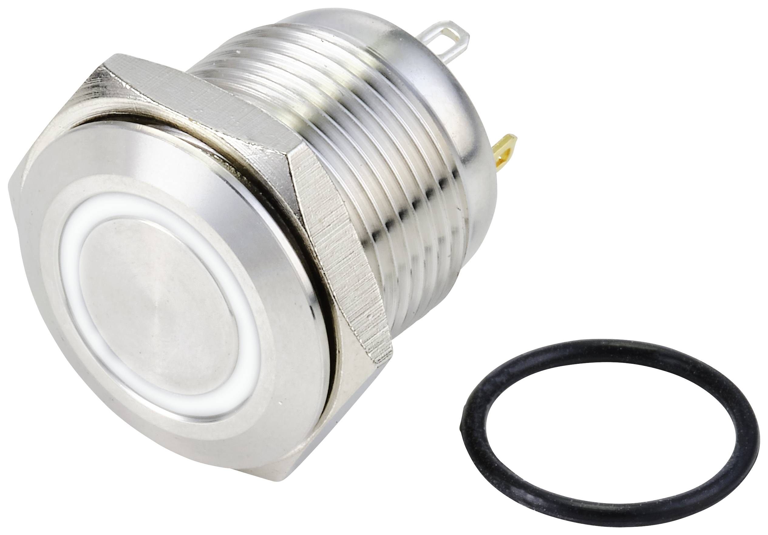 TRU COMPONENTS TC-6647596 Przełącznik wciskany LAS4GQH-11ZE