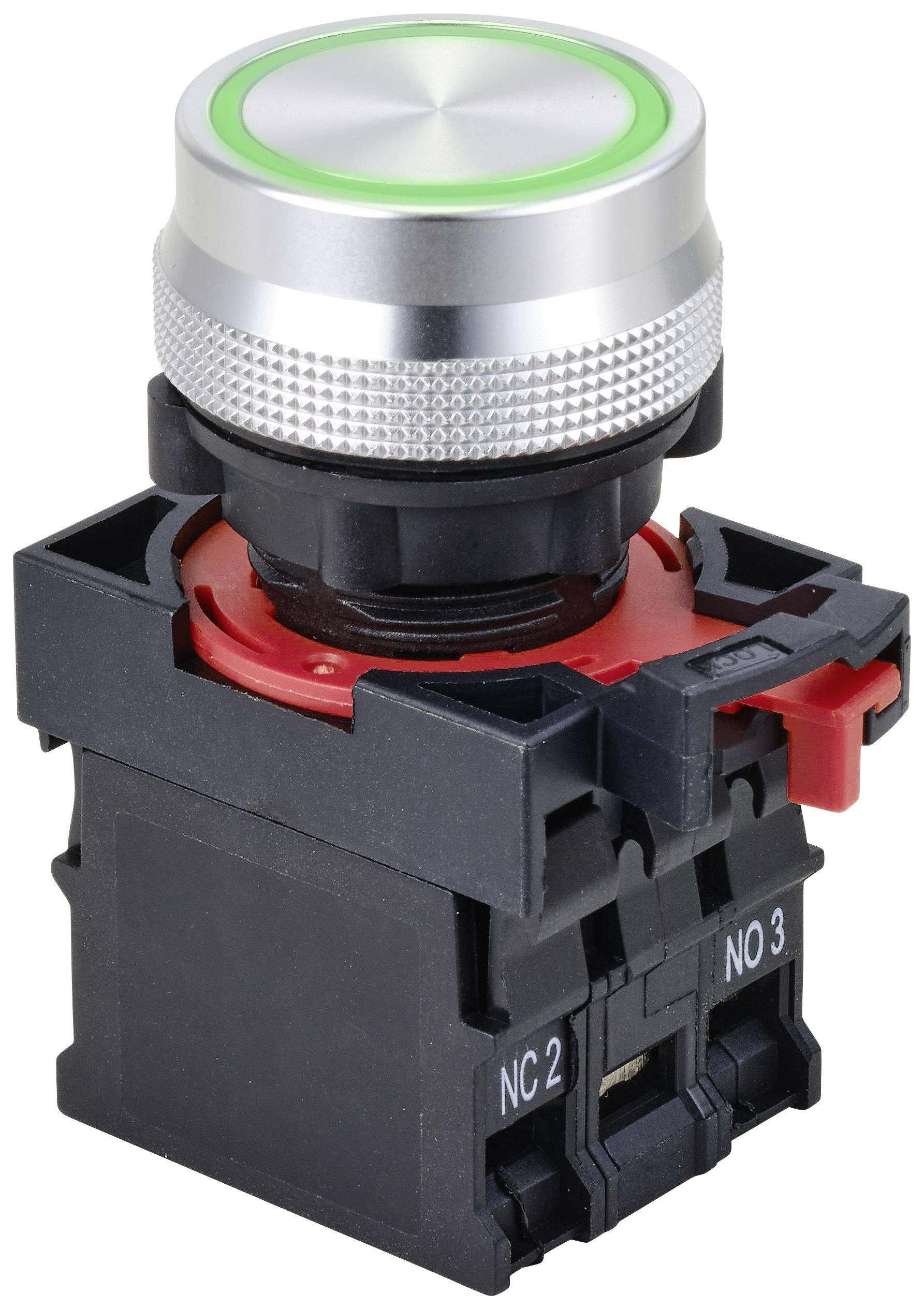 TRU COMPONENTS TC-10091056 Кнопочный переключатель ONPOW26-11ZE/G/12V, 22 мм, 250 В, 5 А, 1 шт.