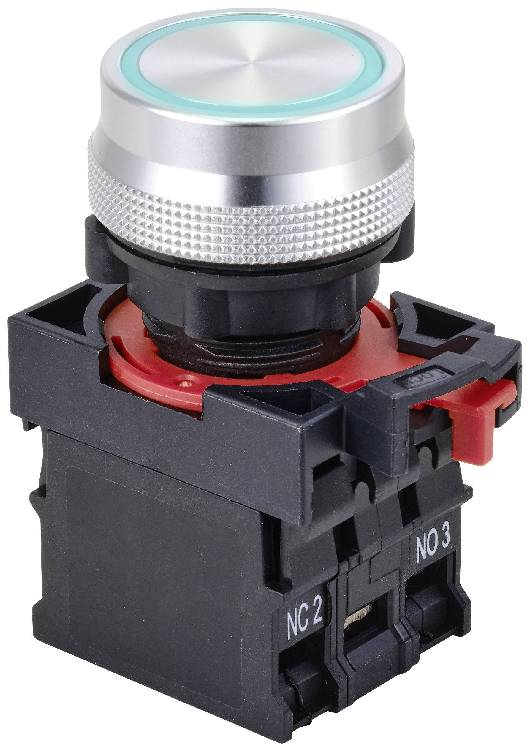 TRU COMPONENTS TC-10091048 Кнопочный переключатель ONPOW26-11E/B/12V, 22 мм, 250 В, 5 А, 1 шт.