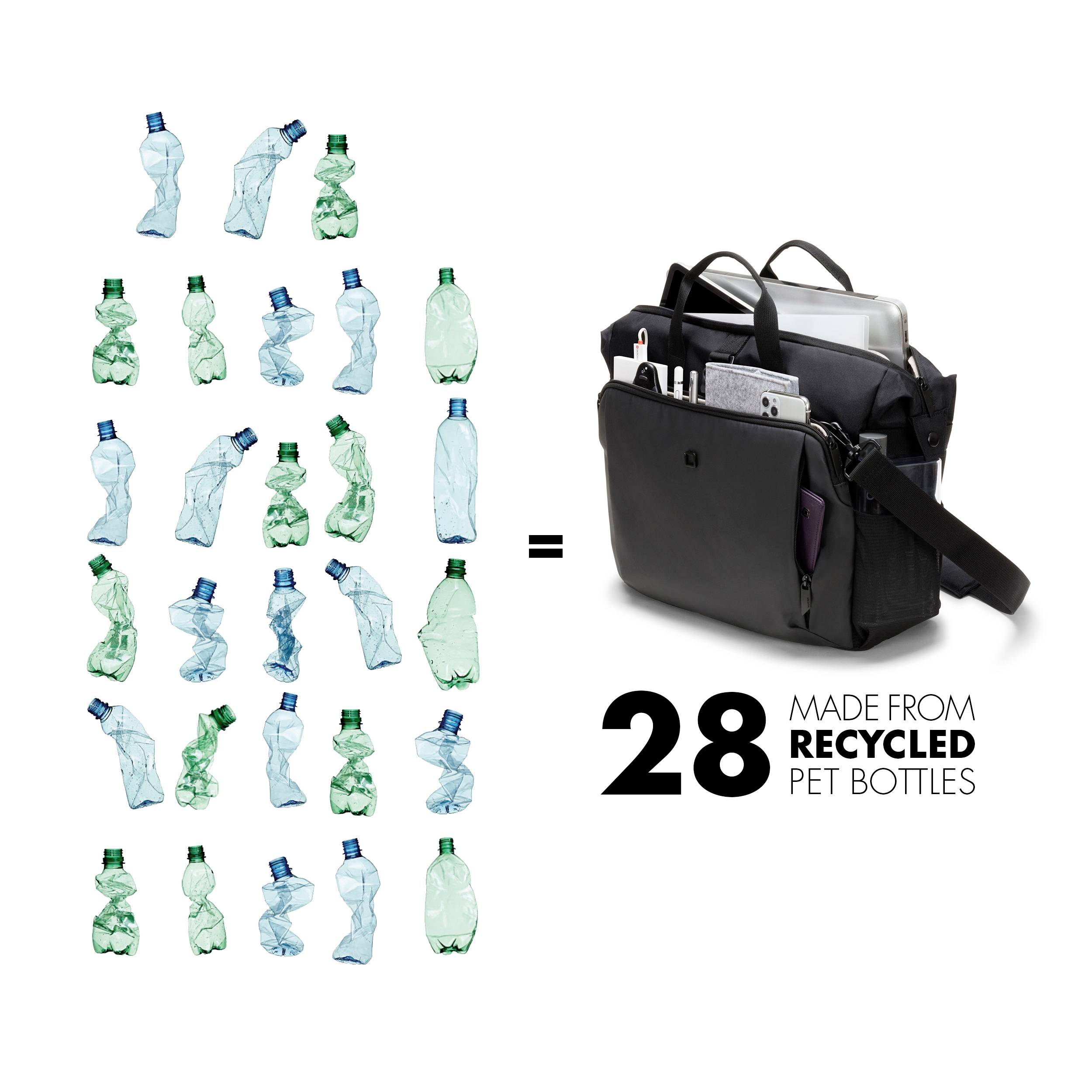 Torba na laptopa Dicota Eco Top Traveller GO D31863-RPET, 39,6 cm (15,6") , (S x W x G) 420 x 120 x 310 mm, czarny-10