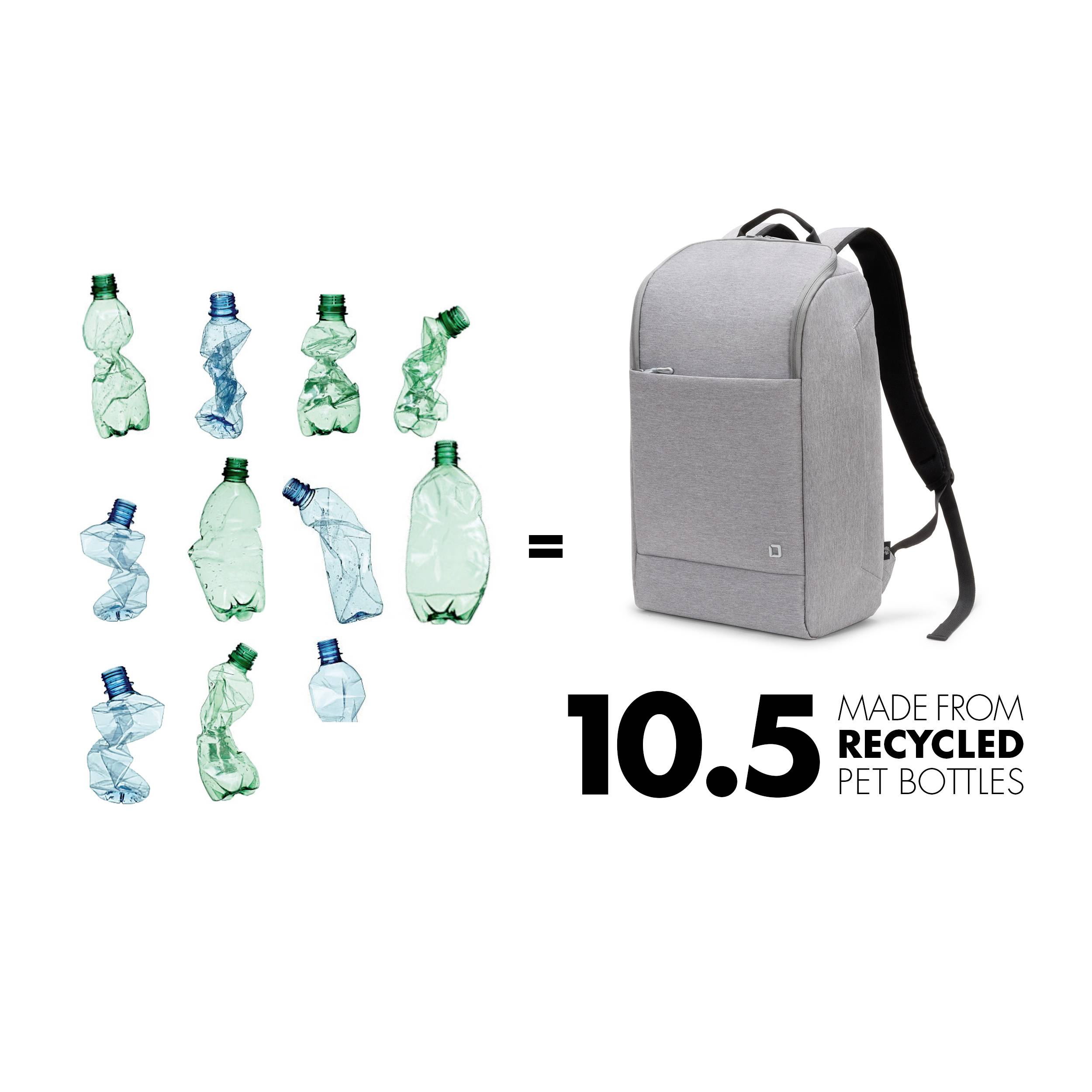 Plecak na laptopa Dicota Eco MOTION, 39,6 cm (15,6") , jasnoszary-8