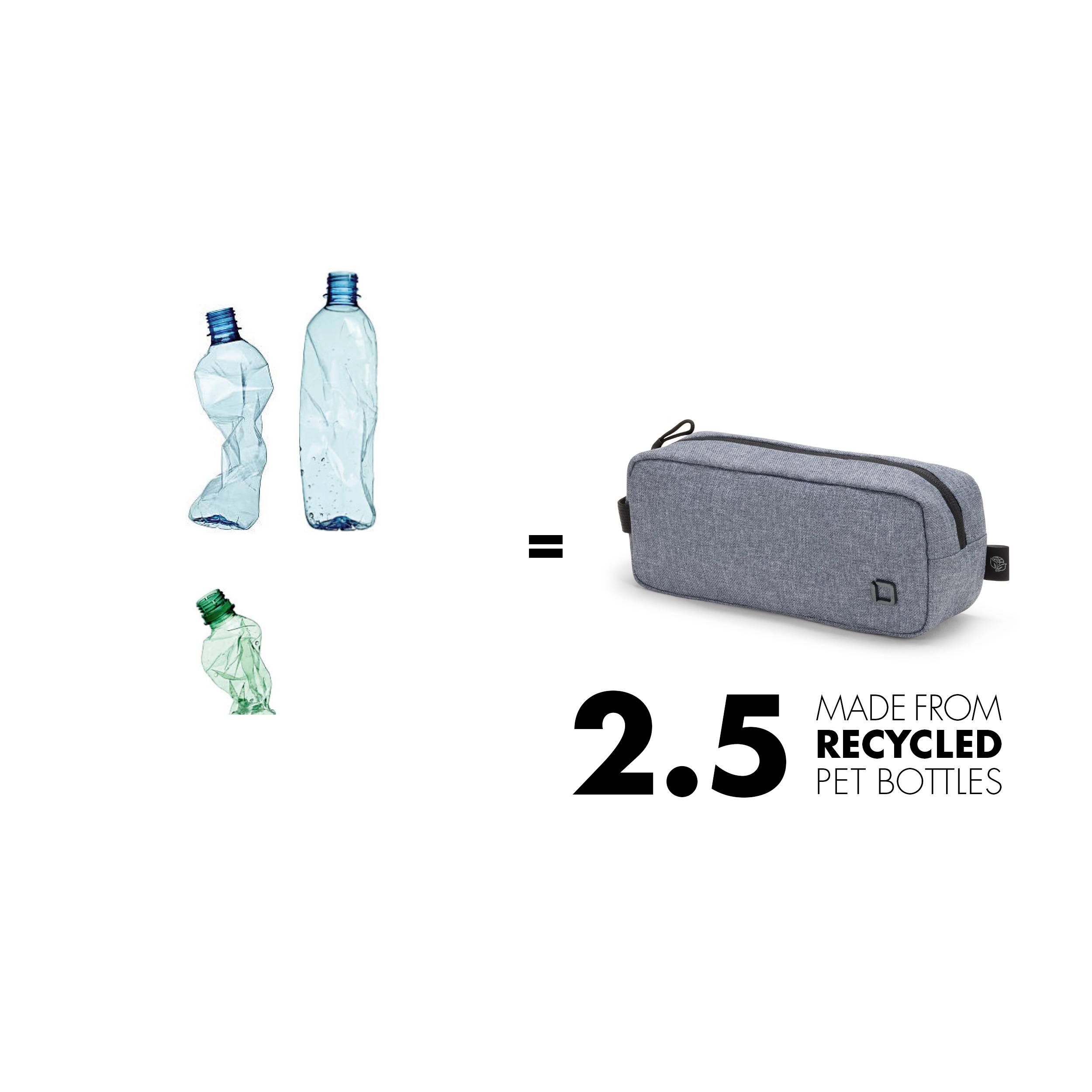 Torba na laptopa Dicota Eco Accessories Pouch MOTION D31881-RPET, (S x W x G) 230 x 80 x 90 mm, denim, niebieski-6