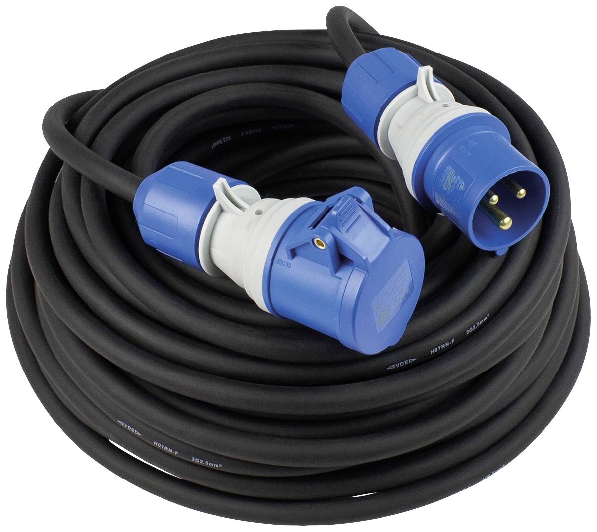 przedłużacz AS Schwabe 61409, H07RN-F 3G 2,5 mm², 230 V/16 A, 16 A, 25 m