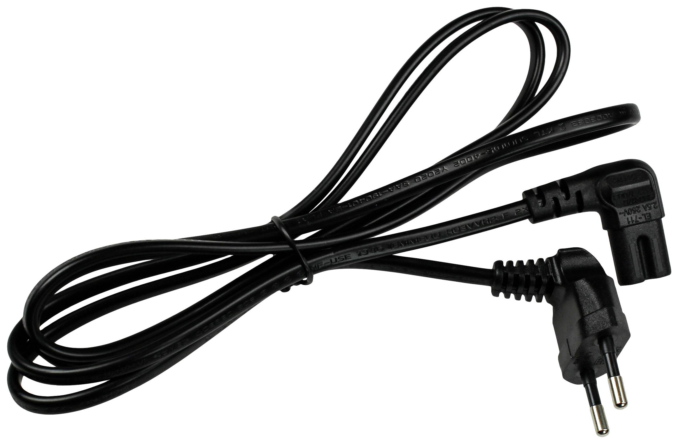 силовий кабель AS Schwabe 70881, H03VVH2-F 2X 0,75 мм², 230 В, 1,5 м