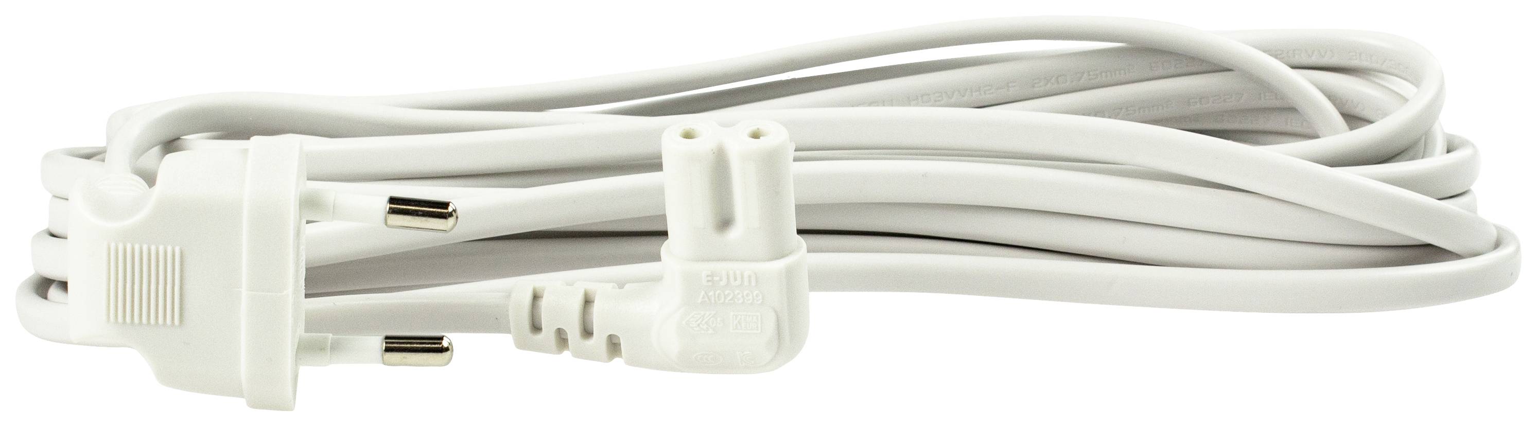 силовий кабель AS Schwabe 70882, H03VVH2-F 2X 0,75 мм², 230 В, 3 м