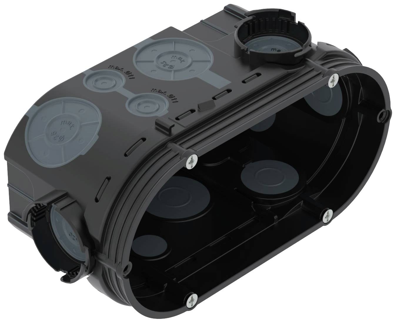 Монтажна коробка OBO Bettermann UG 66-DV-L 2003723, 60 мм x 148 мм x 66 мм, 10 шт.