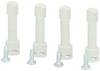 Fibox Grey screw set, High cover (25-100 mm) High base (50-125 mm) Zestaw śrub 1 zest.