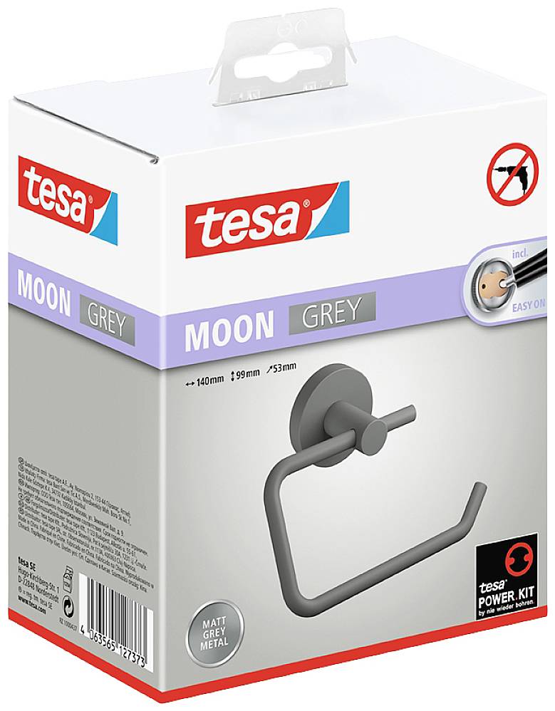 Тримач для туалетного паперу tesa MOON GREY 40580-00000-00, 1 шт.