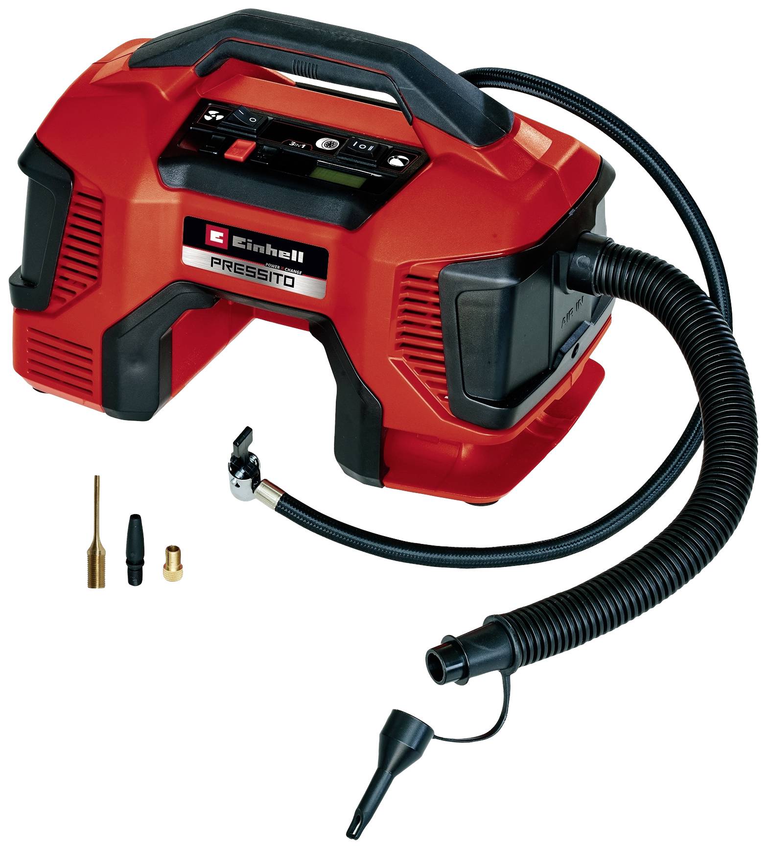 Компресор Einhell Power X-Change PRESSITO 18/21 з цифровим дисплеєм, 10 бар, 4020467