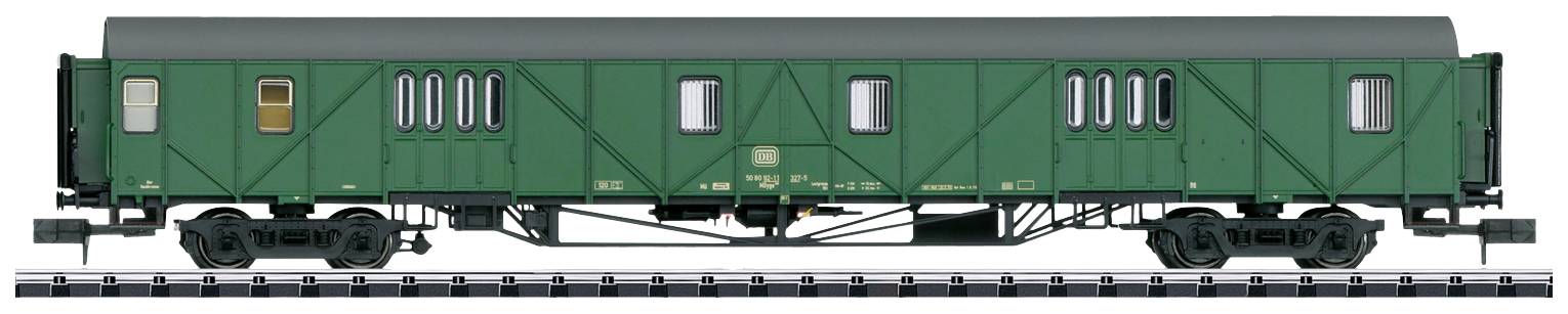 Вантажний вагон MiniTrix 18432 N, тимчасовий багажний вагон MDyge 986 DB