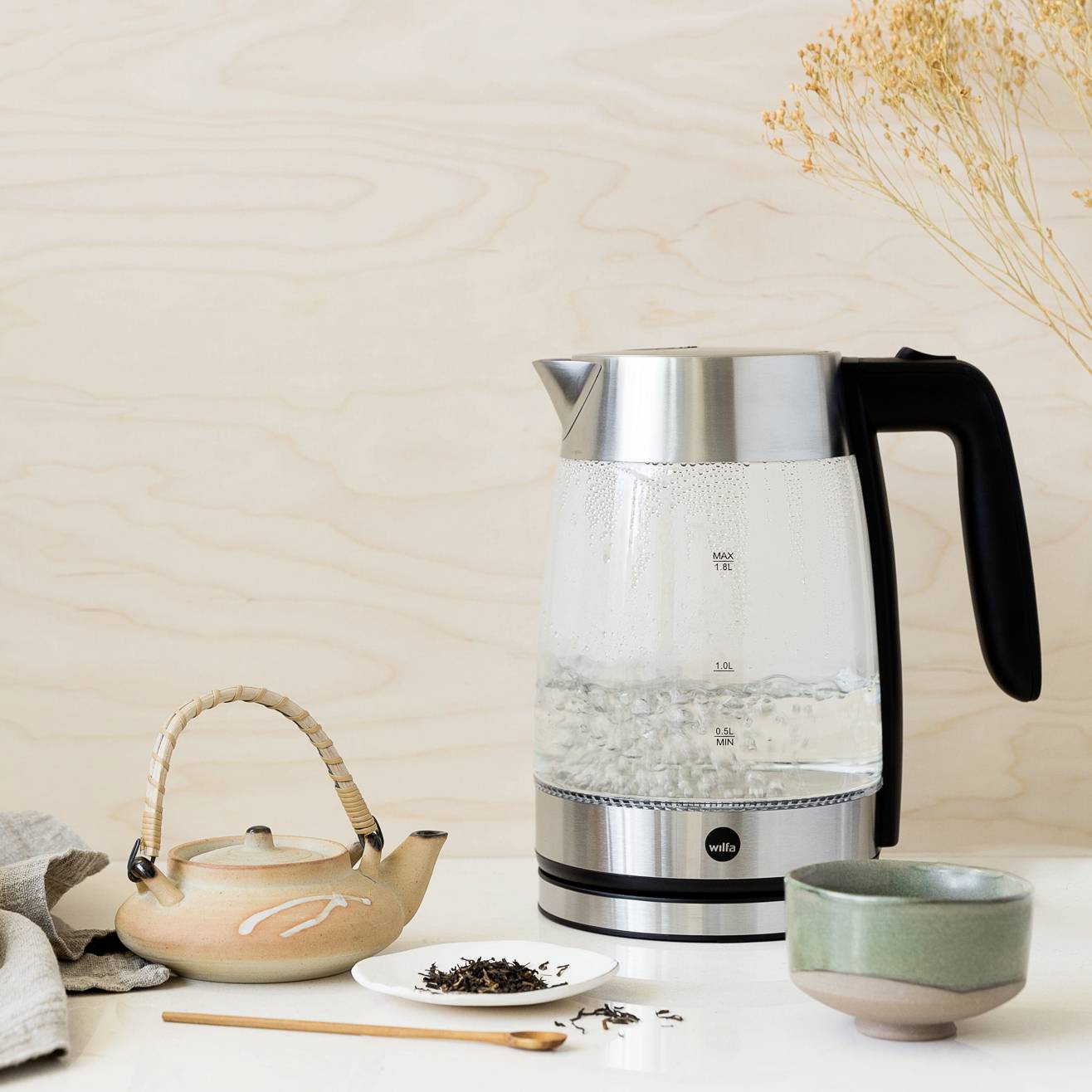 Чайник Wilfa WKG-2200S Silver, місткість: 1,8 л